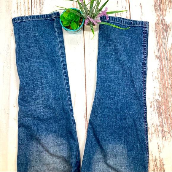 Leo Roma Mid Rise Cropped Denim Jean Capris Vintage Sz 5 - Picture 9 of 10